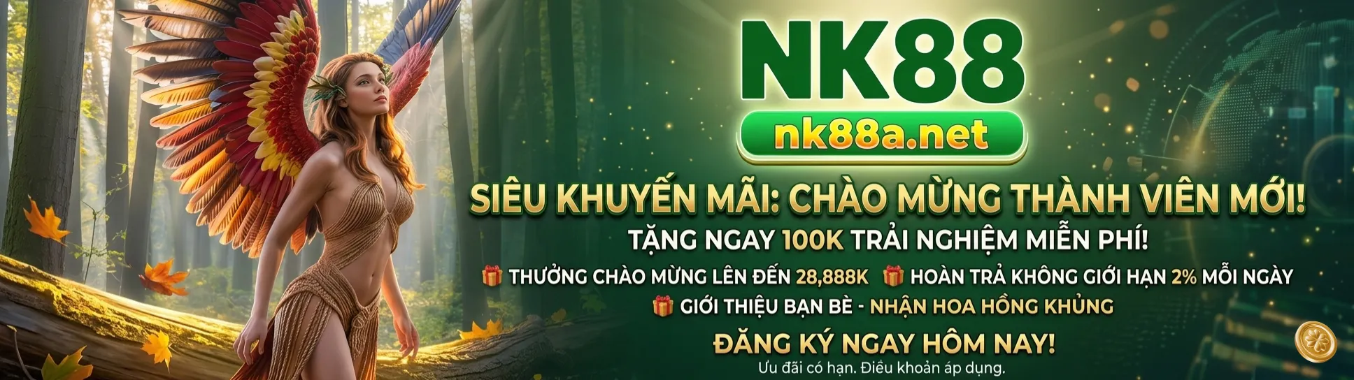 NK88 siêu khuyến mãi chào mừng